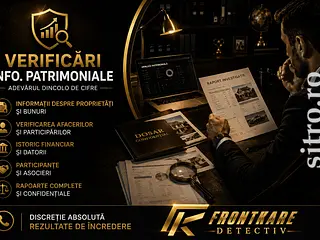 DETECTIV FRONTKARE  DETECTIV PARTICULAR, INVESTIGAȚII PRIVATE